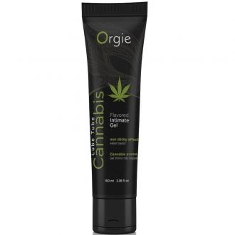 Orgie Lube Tube Cannabis Flavored Intimate Gel 100 Ml