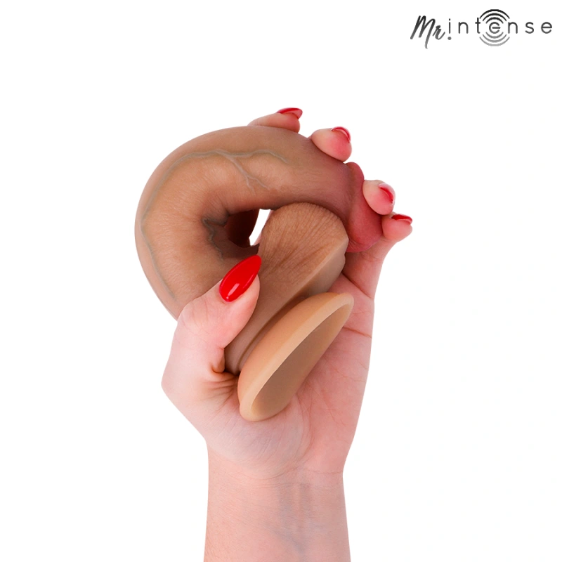 Mr intense - bruce s silicone dildo with testicles 17.8 cm -Ø- 4 cm 4