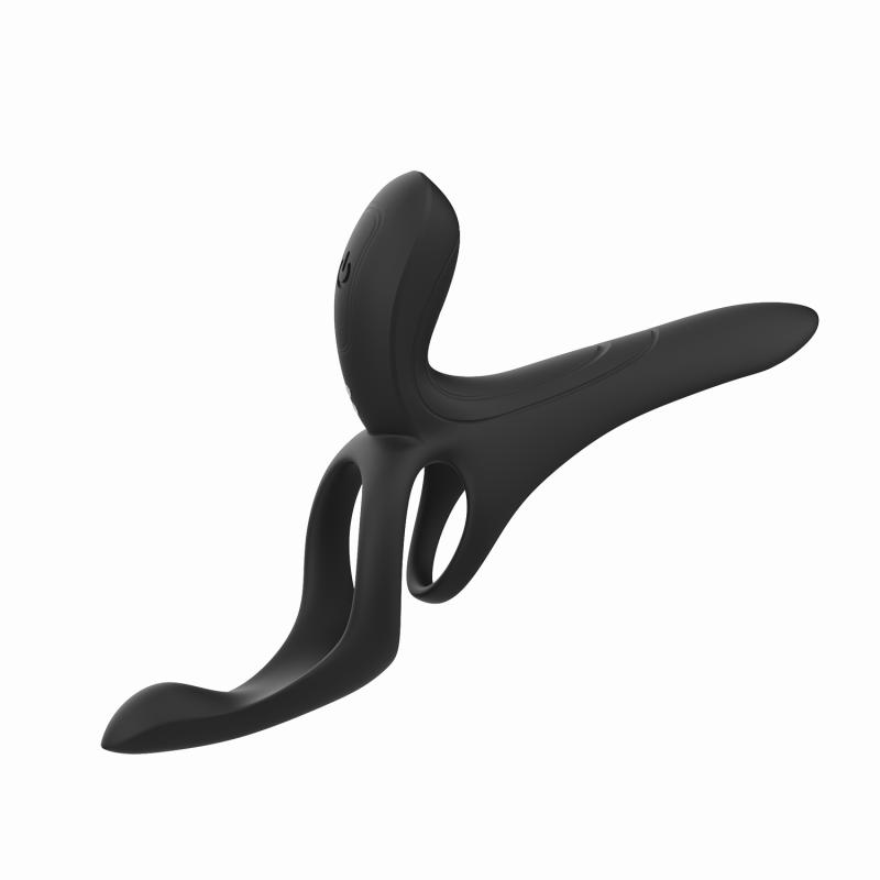 Honeyplaybox - Pleasure Pivot App-Controlled Couples Vibrator Black 4