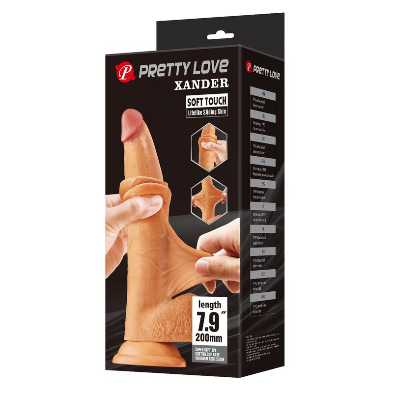 Pretty love - xander realistic dildo 20 cm Ø 5 cm natural 8