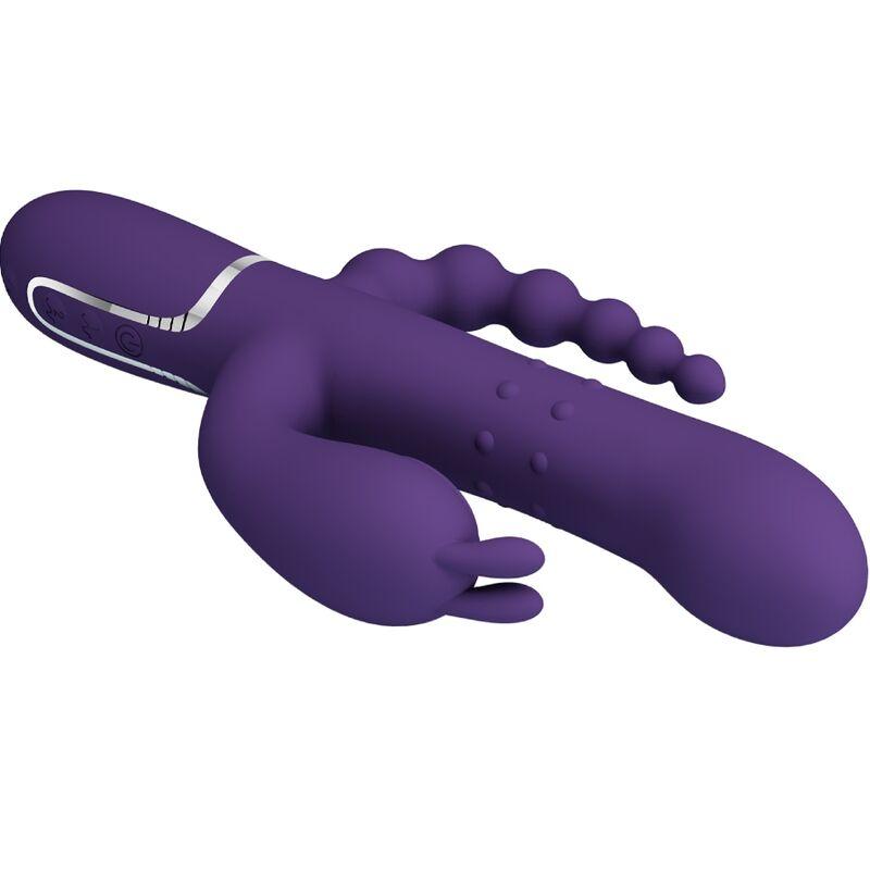 Pretty love - cammy triple vibrator multifunction 4 in 1 purple 2