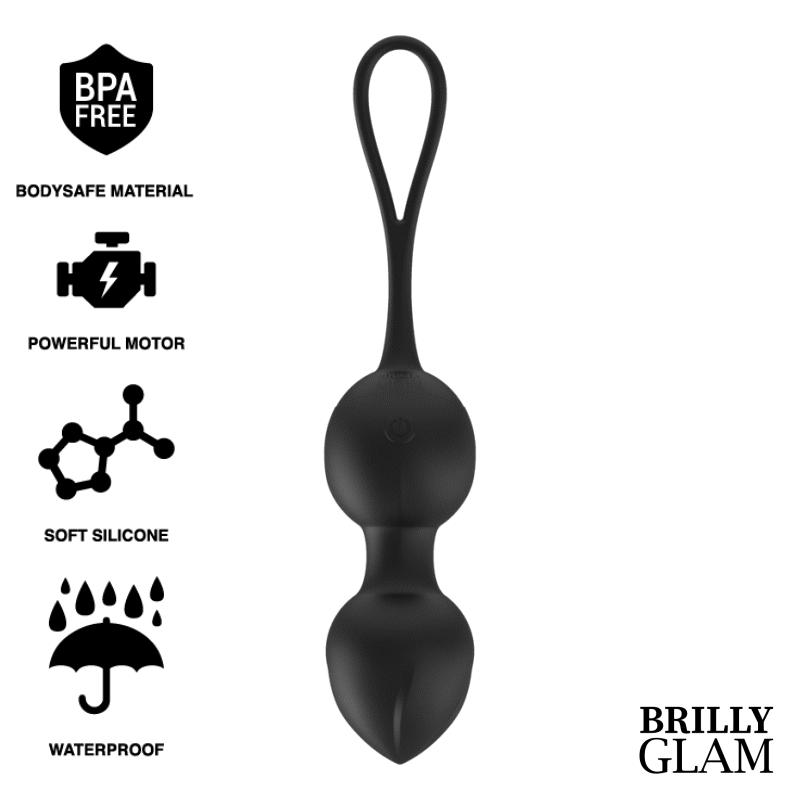 Brilly Glam Vibrating Kegel Beads Remote Control