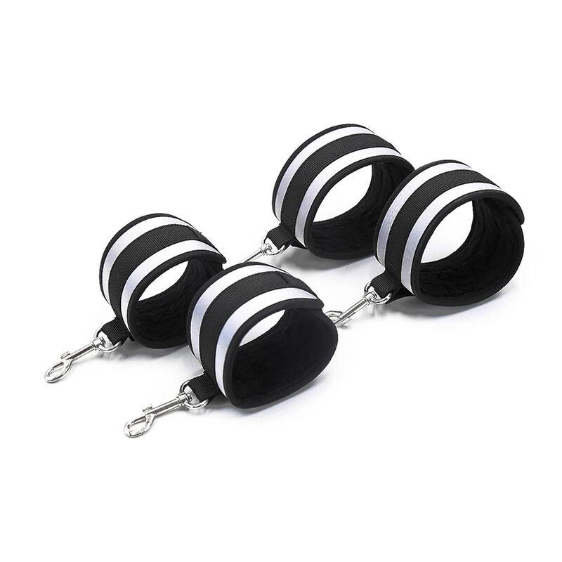 Ohmama Fetish Grey Wrist Cuffs 5