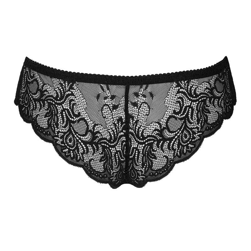 Livco Corsetti Fashion - Love Story Lc 90679 Panty Crotchless Black L/Xl 2