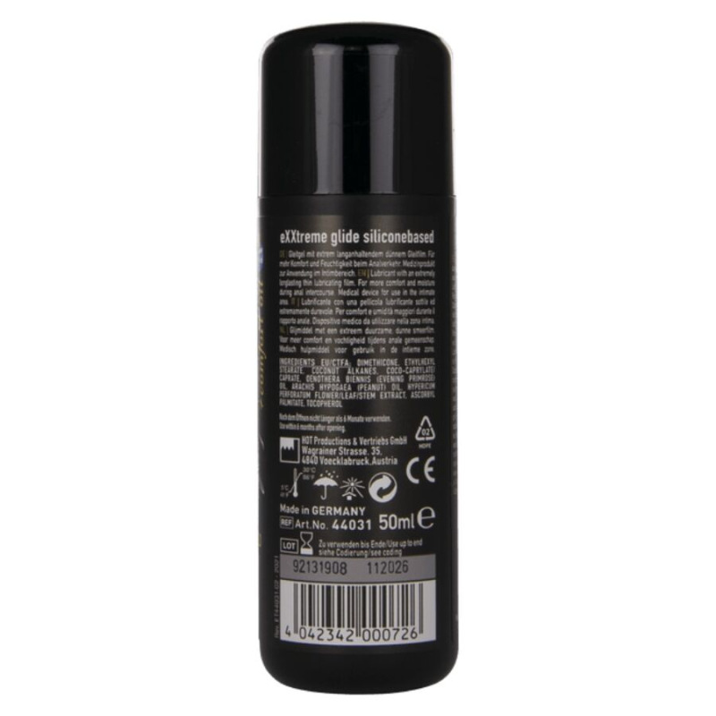 Hot - exxtreme glide siliconebased lubricant + comfort oil a+ 50 ml 1