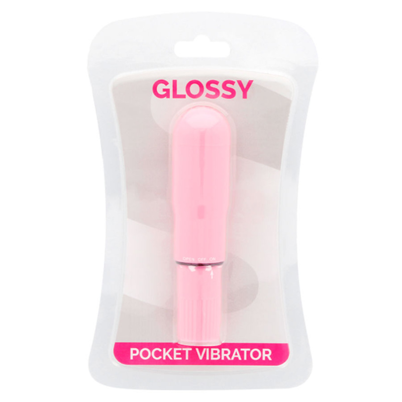 Glossy - pocket vibrator pink 2