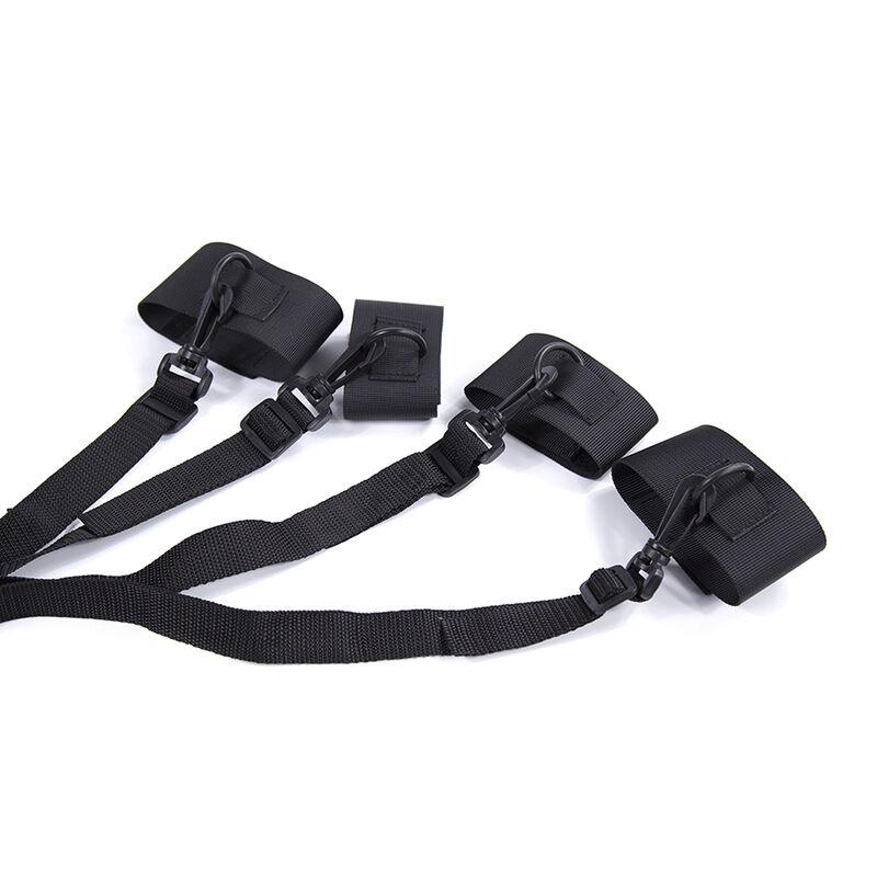 Ohmama Fetish Nylon Velcro Bed Bondage Restraints 1