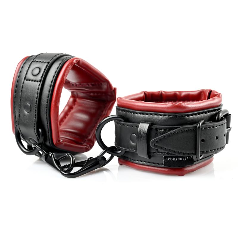 Sportsheets - Saffron Hog Tie & Cuff Set Black