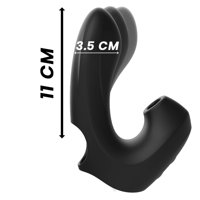 Ibiza - powerful vibrating and clitoris suction thimble 3