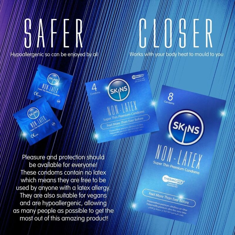 Skins - latex-free condoms pack of 4 5