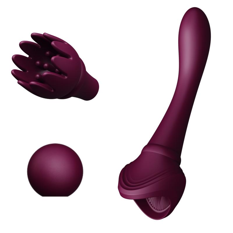 Zalo - Bess Vibrator Velvet Purple 10