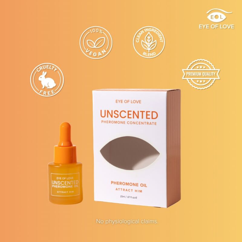 Eye of love - pheromone-infused perfumed oil for women, fragrance-free, 20 ml 4