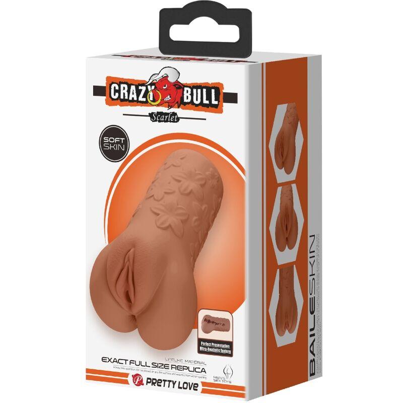 Crazy bull - scarlet vagina and anus design with flowers flesh 5