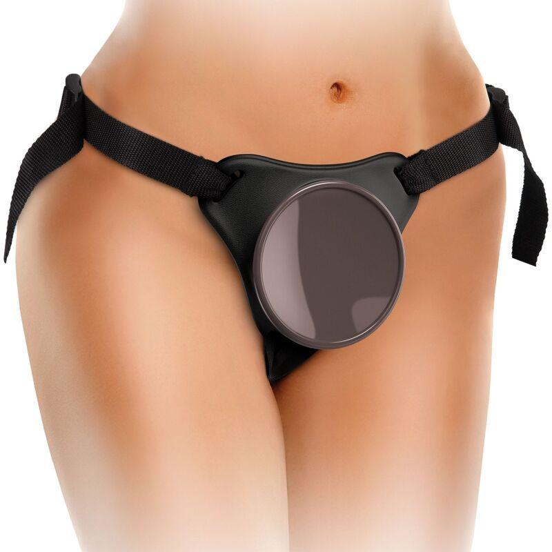 King Cock - Elite Deluxe Adjustable Harness Kit Ring With Testicles & Dildo 20.3 Cm 3