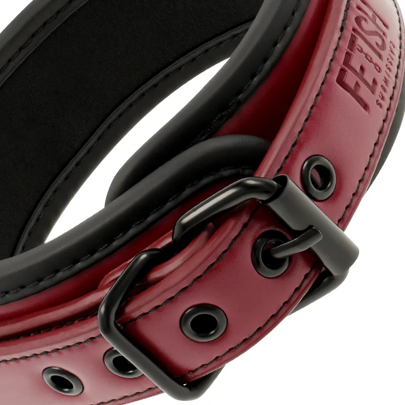 Fetish Submissive Dark Room Collar With Leash - Obojok 2