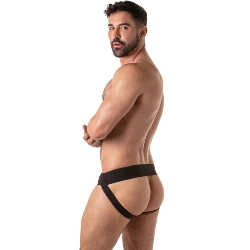 Locker gear - wide waistband jockstrap black s 1