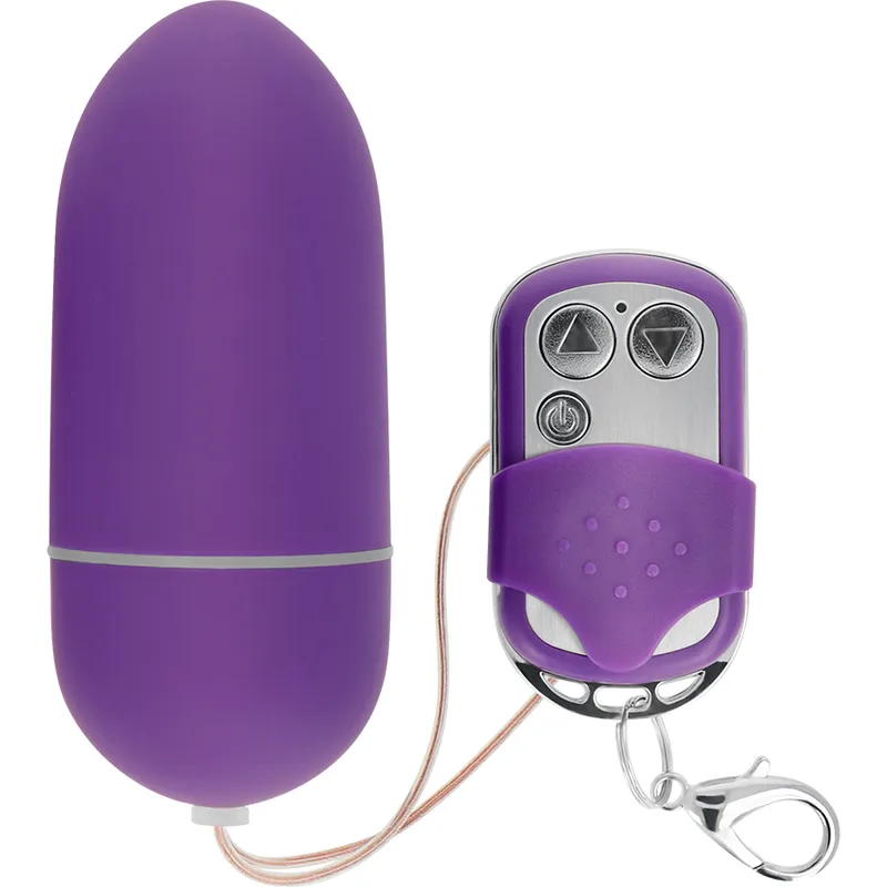 Online Remote Control Vibrating Egg L - Purple