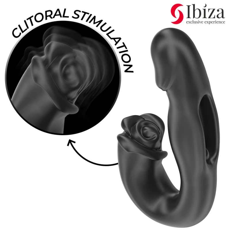 Ibiza - rose vibrator flicking effect and clit stimulator 2