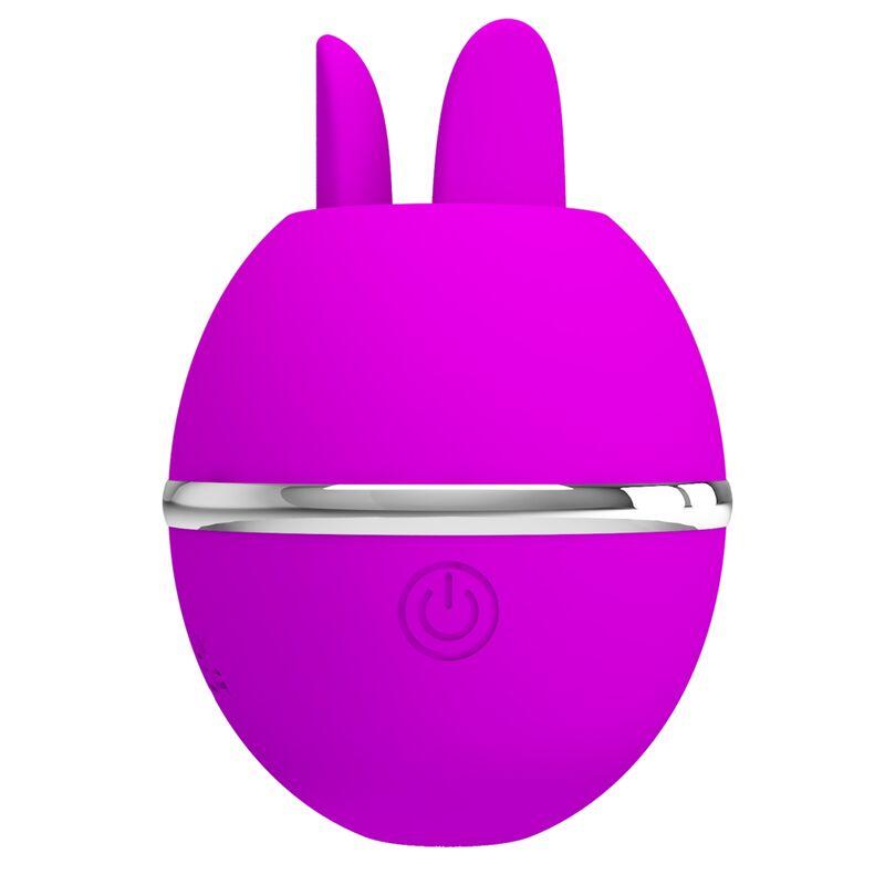 Pretty Love - Gemini Ball Purple Round Silicone Vibrator
