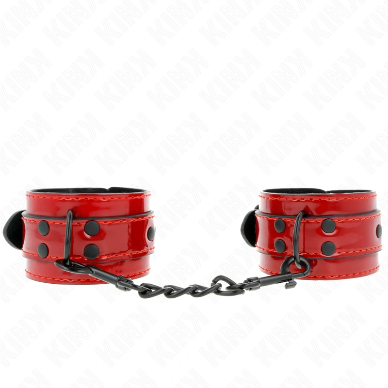 Kink - dark red wrist cuffs 23 x 5 cm 3