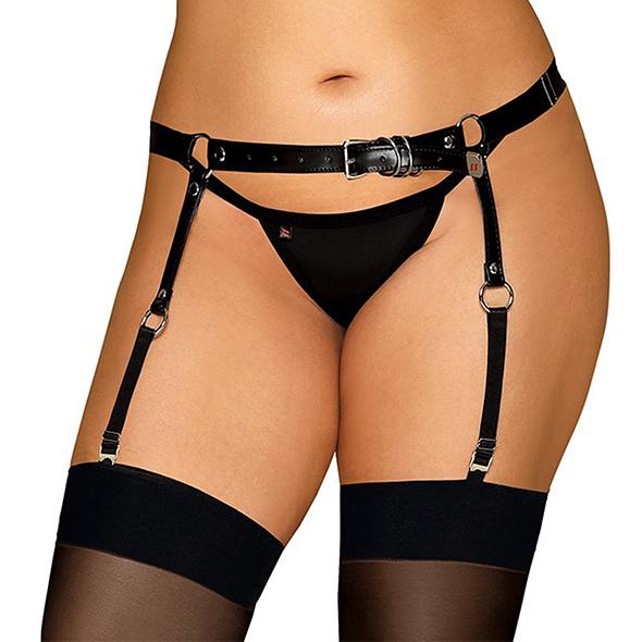 Obsessive - A756 Garter Belt Black XL/2XL