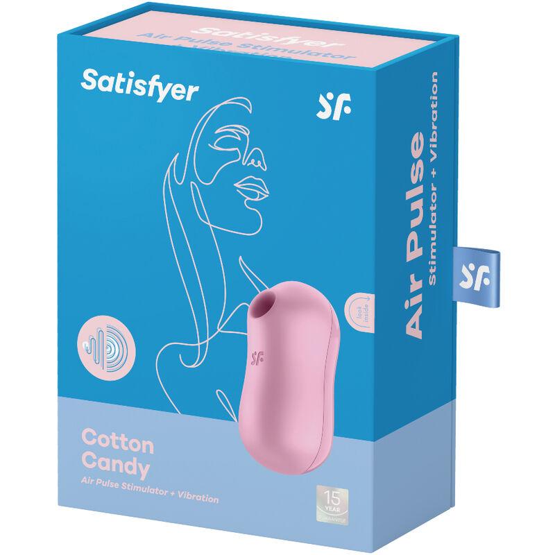 Satisfyer Cotton Candy Stimulator And Vibrator Lilac - Stimulátor Klitorisu 2