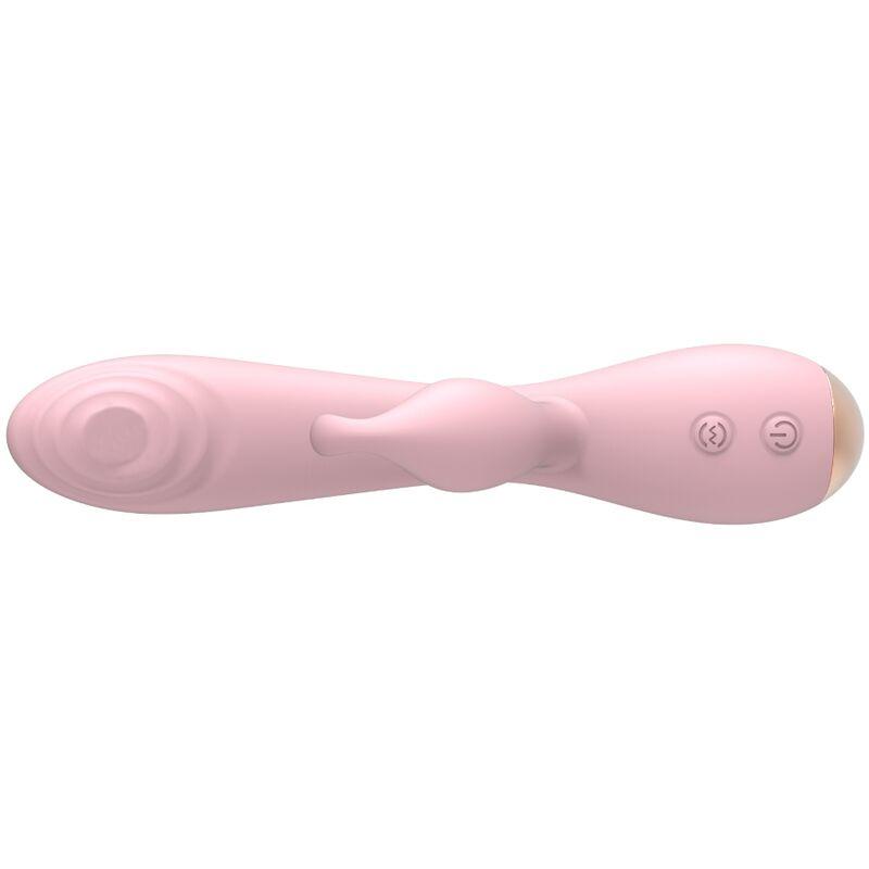 Nalone - Magic Stick Vibrator With Rabbit - Light Pink