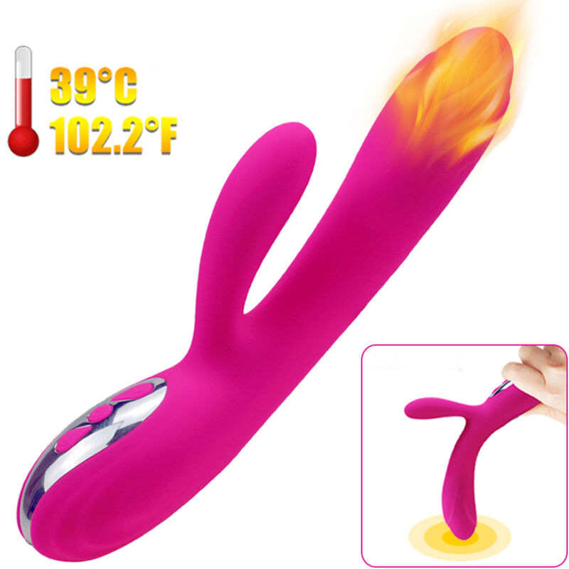 Armony - flexible vibrator & stimulator with fuchsia heat effect