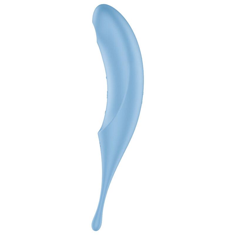 Satisfyer Twirling Pro Air Pulse Stimulator & Vibrator - Blue - Stimulátor Klitorisu