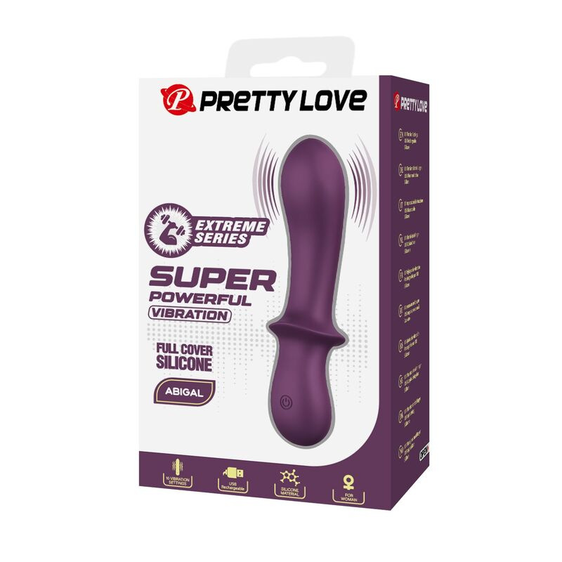 Pretty love - abigail rechargeable vibrator 10 functions purple 2