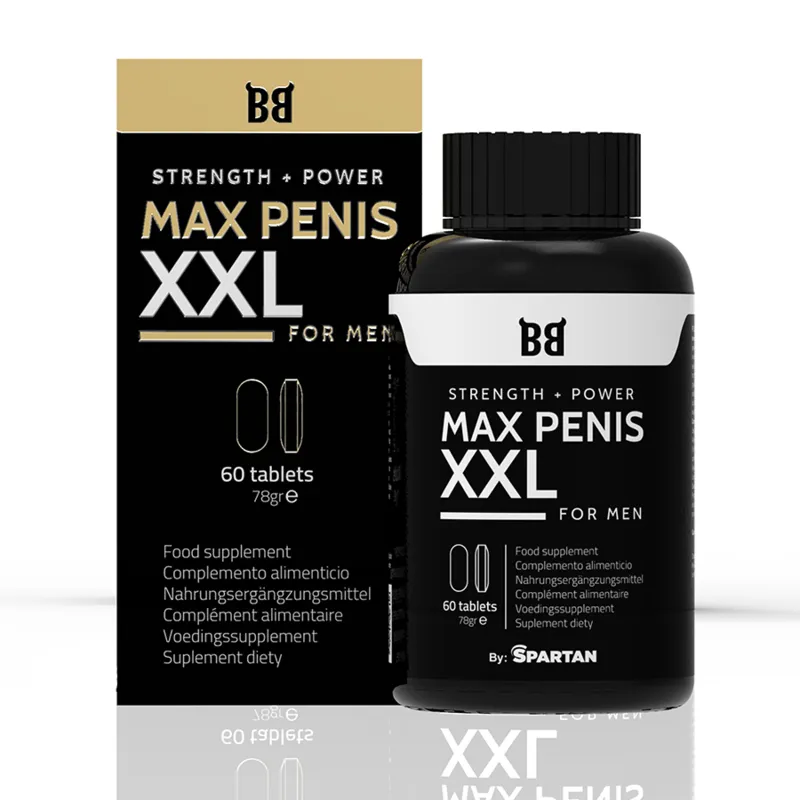 Blackbull By Spartan - Max Penis Xxl Strength + Power For Men 60 Tablets