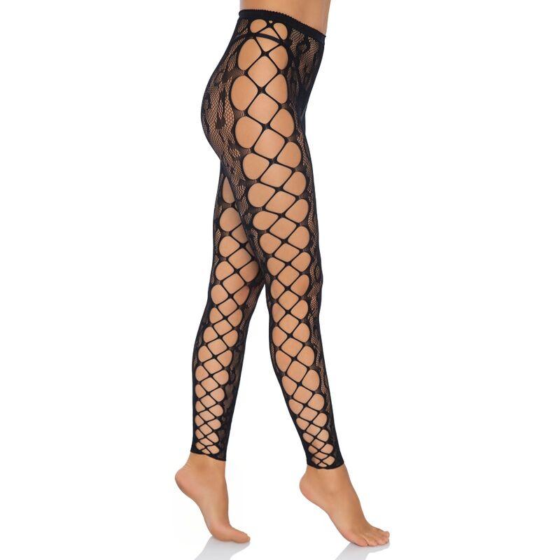 Leg Avenue Footless Crothless Tights One Size 1