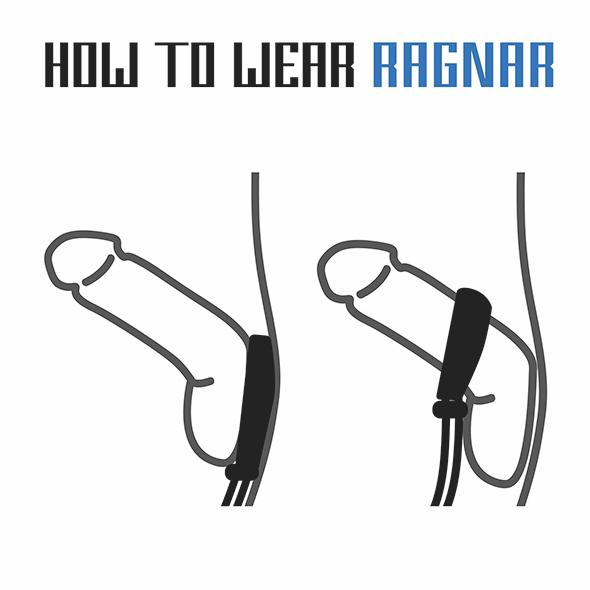 Velv'or - Rooster Ragnar Lasso Design Cock Ring Brown 10