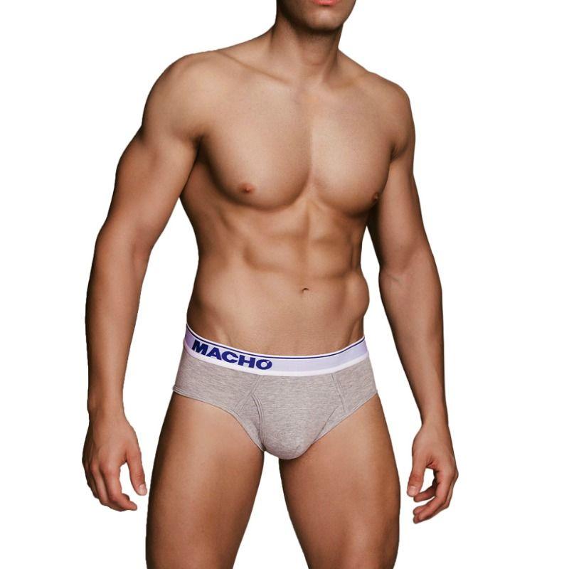 Macho - Mc088 Underwear Grey Size L