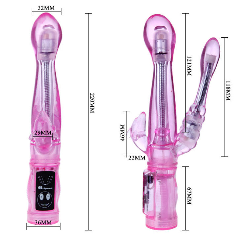 Baile - flexible vibrator with anal stimulator 3