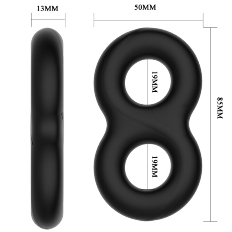 Crazy Bull - Super Soft Double Silicone Ring 2 5