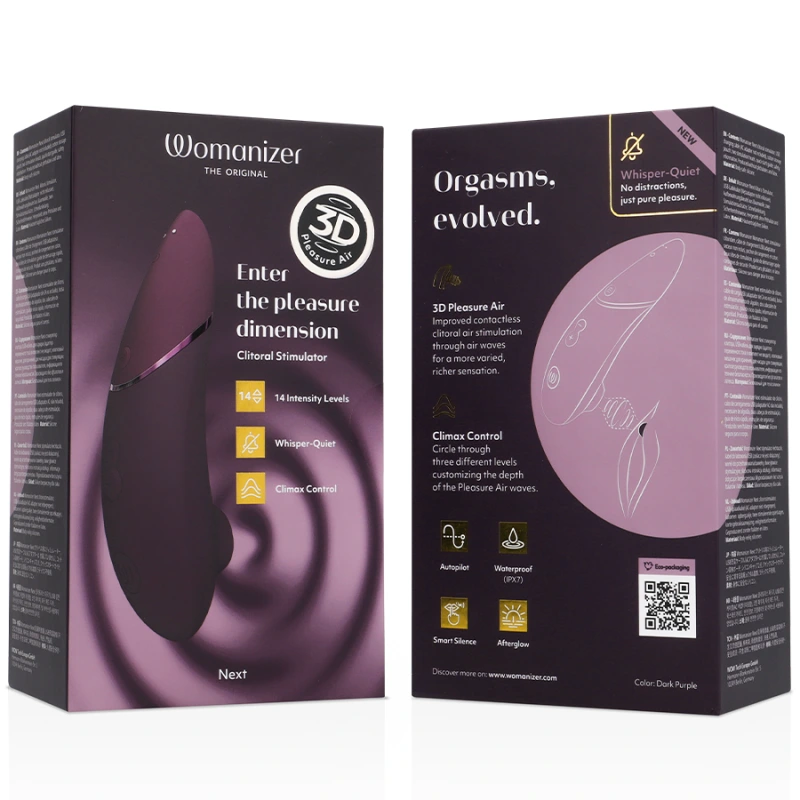 Womanizer - next clitorial stimulator dark purple 6