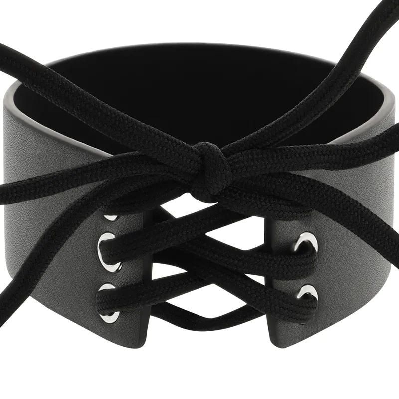 Coquette Hand Crafted Choker Vegan Leather