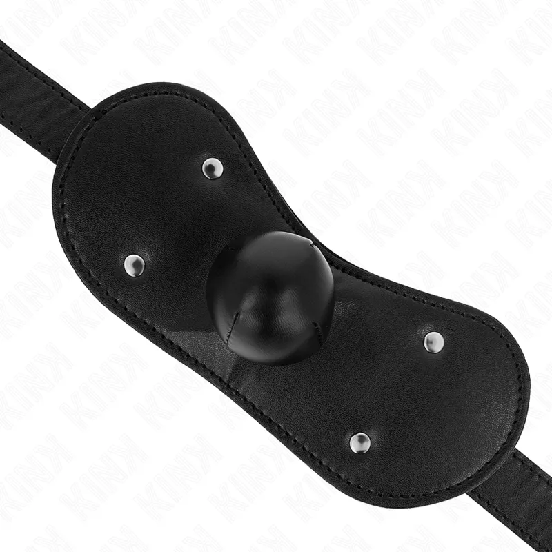 Kink - Ball Gag Mouth Mask With Lock Adjustable 42-60 Cm 3