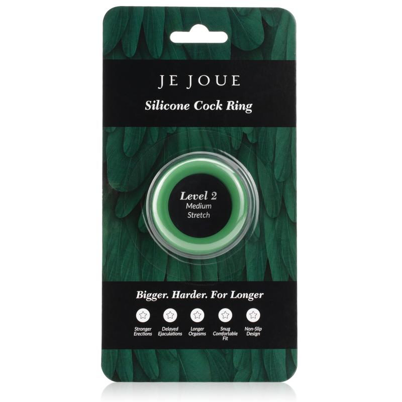 Je Joue - Silicone C-Ring Medium Stretch Green 4