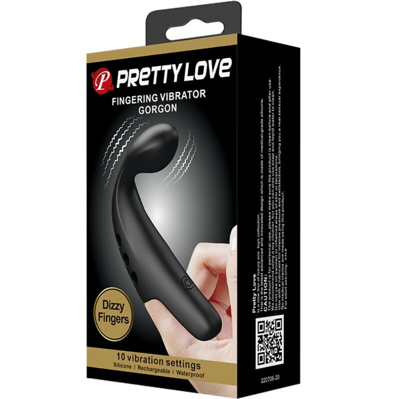 Pretty love - black gorgon vibrator thimble 4