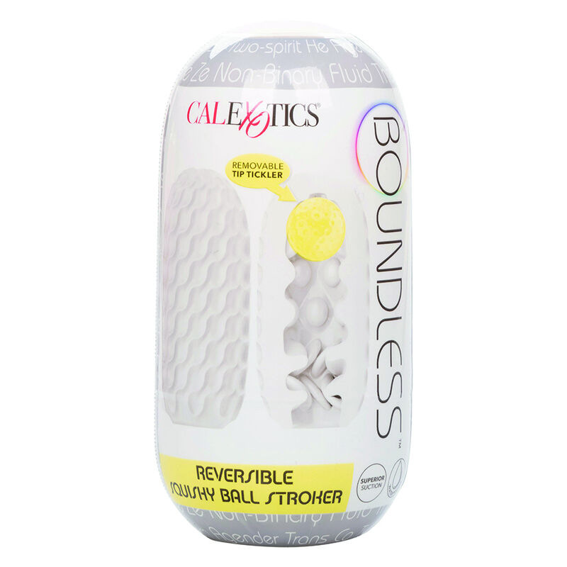 Calexotics - boundless reversible squishy ball stroke grey 1