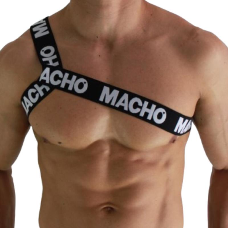 Macho - Roman Harness White L/Xl