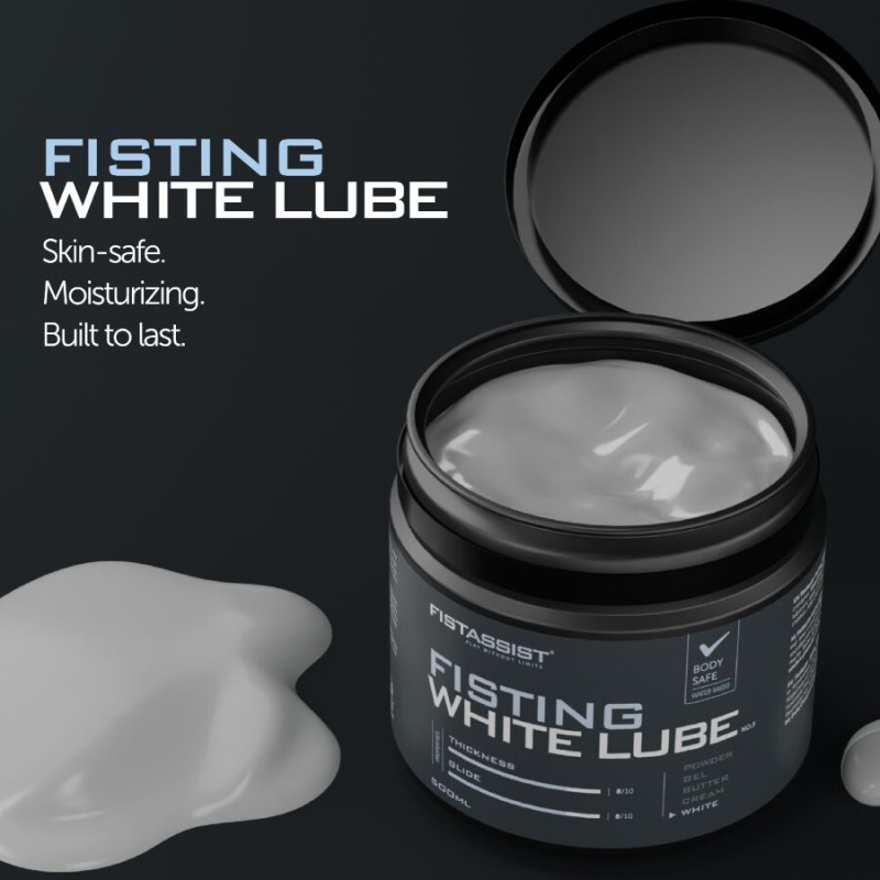 Cobeco - fist assist white lube extra-thick 500 ml 2