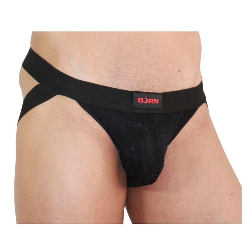 Burn - 003 Jock Shiny Black Xl