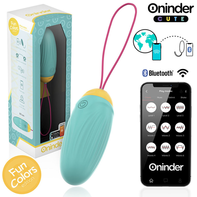 Oninder cute - love pleasure vibro-rotating silicone gem egg - free worldwide app 2