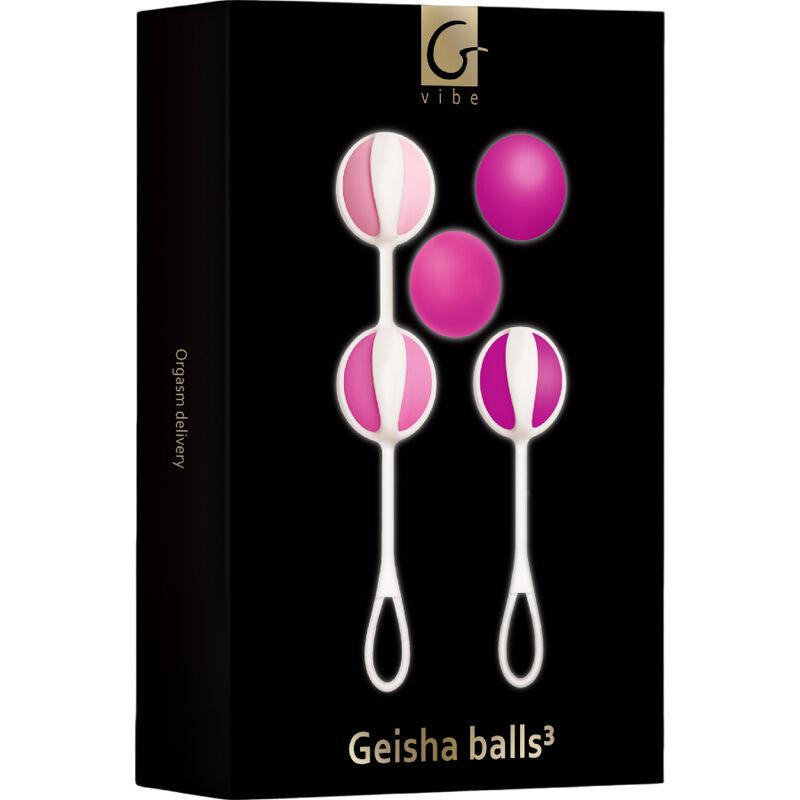 G-Vibe - Set 5 Geisha Balls3 Pink 3