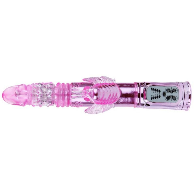Baile - rechargeable vibrator with rotation and throbbing butterf stimulator 3