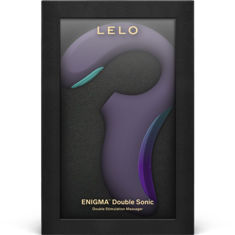 Lelo - enigma double sonic vibrator point g cyber purple 3