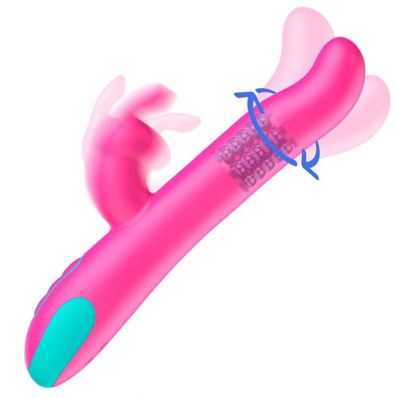 Happy loky - pluto rabbit vibrator & rotator watchme wireless technology compatible 6